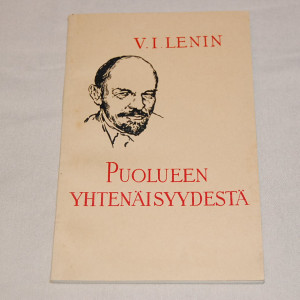 V.I. Lenin Puolueen yhtenäisyydestä